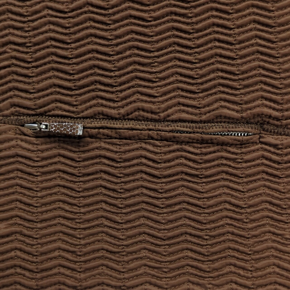 Pendleton Textured Mock Neck Lined Full Zip Jacket - image 6